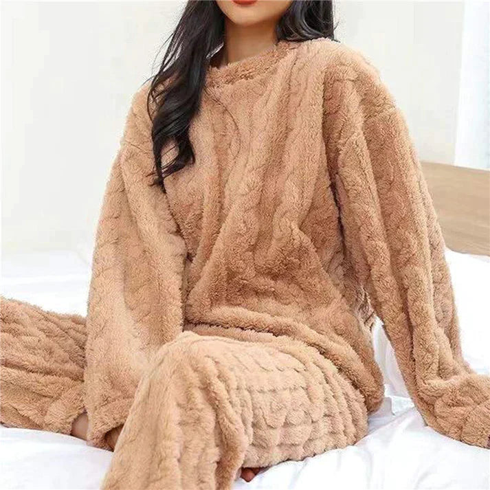 Fleece pyjama set for women