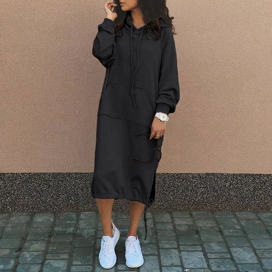 Trendy hooded dress - Madelyn