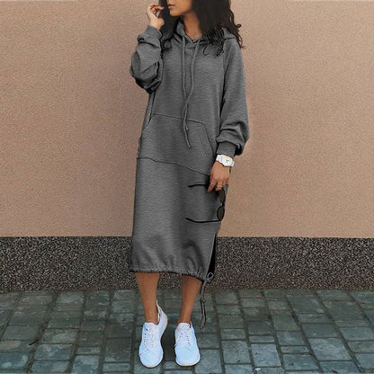 Trendy hooded dress - Madelyn