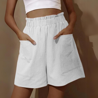 Maris - Cotton Linen Women's Shorts