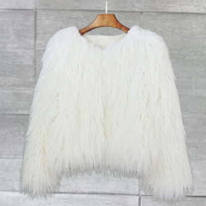 Stylish Fux fur coat for women - Martina