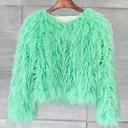 Stylish Fux fur coat for women - Martina