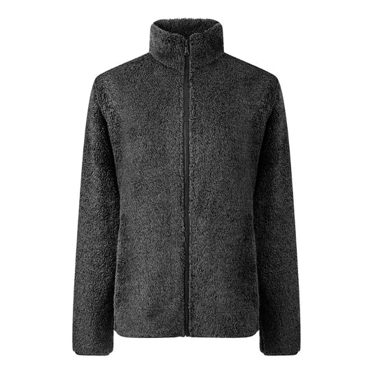 Plush zip-up jacket with comfort fit - Maud