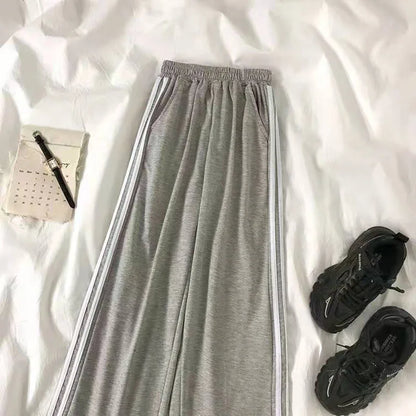 Léonie - Loose-fitting striped sweatpants