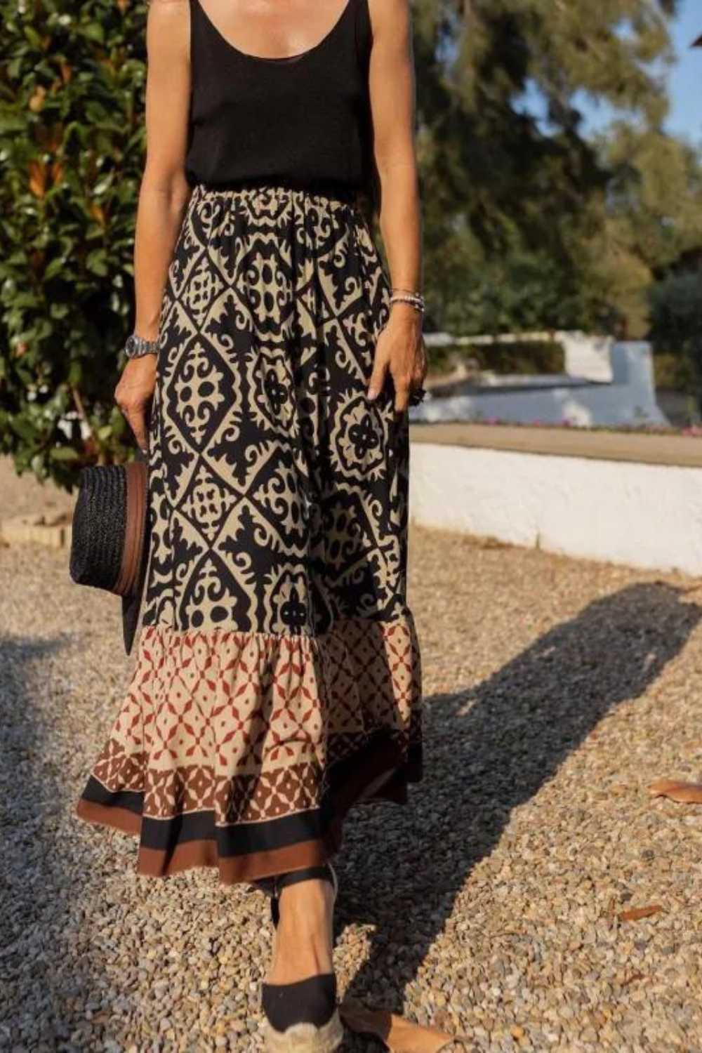 Nila - Detailed summer skirt