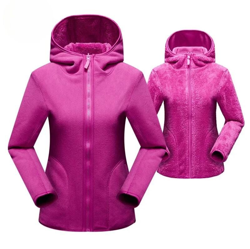 Soft hooded jacket with zipper - Minna