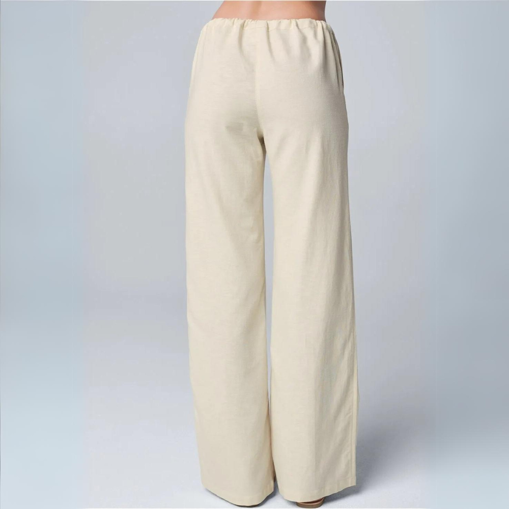 Mae - Cotton linen trousers