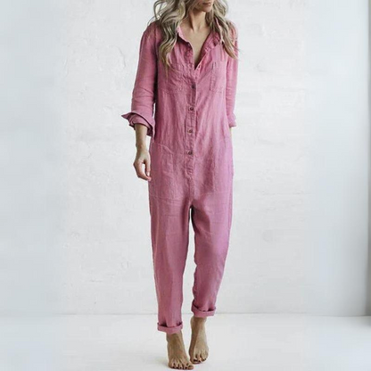 Magnolia - Elegant Long Sleeve Jumpsuit