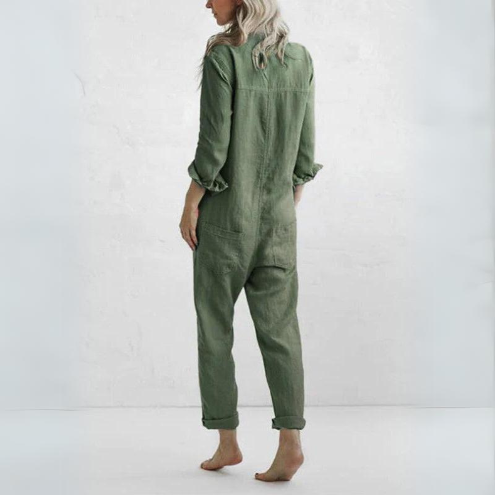 Magnolia - Elegant Long Sleeve Jumpsuit