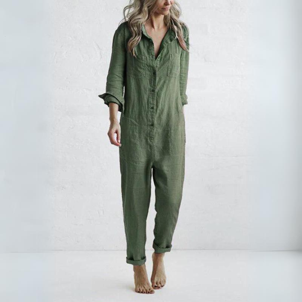 Magnolia - Elegant Long Sleeve Jumpsuit