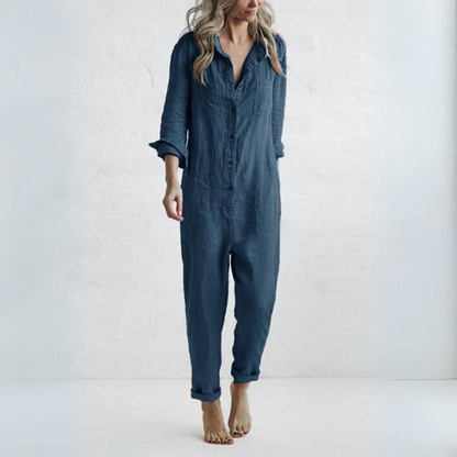 Magnolia - Elegant Long Sleeve Jumpsuit