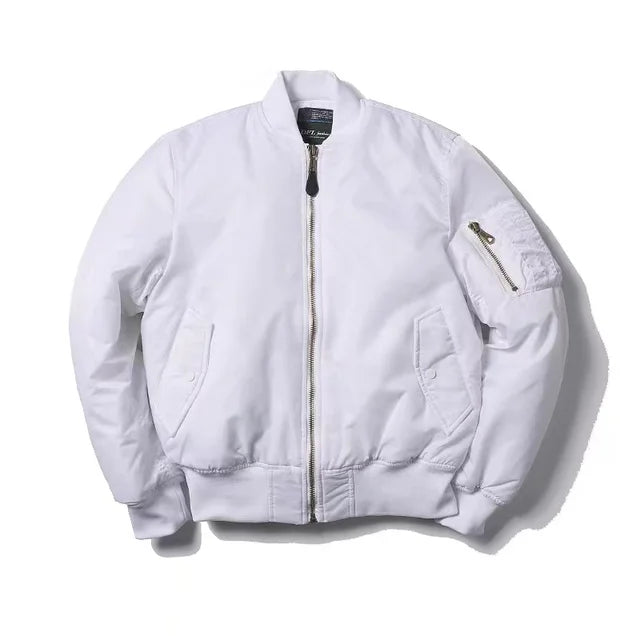 Unisex bomber jacket with zipper - Savannah