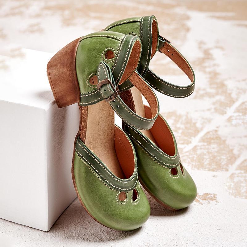 Mien - Orthopaedic Sandals with Low Heel