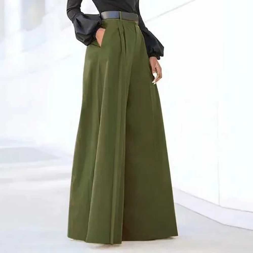 Agatha - Elegant Cotton Maxi Skirt