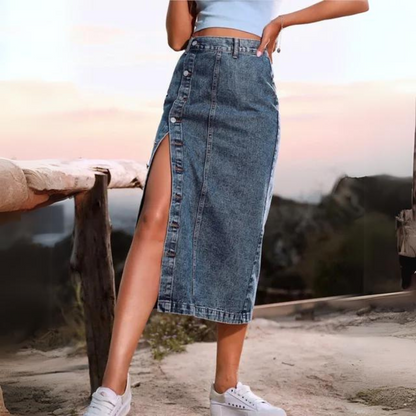 Athena - Elegant Denim Skirt