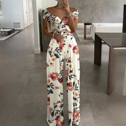 Delphine - Elegant Off Shoulder Jumpsuit