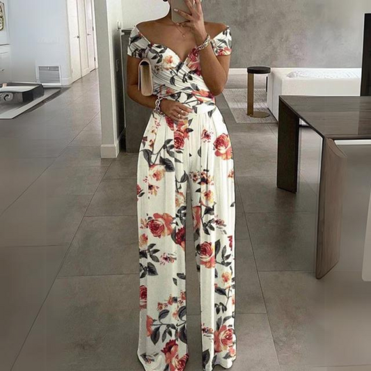 Delphine - Elegant Off Shoulder Jumpsuit