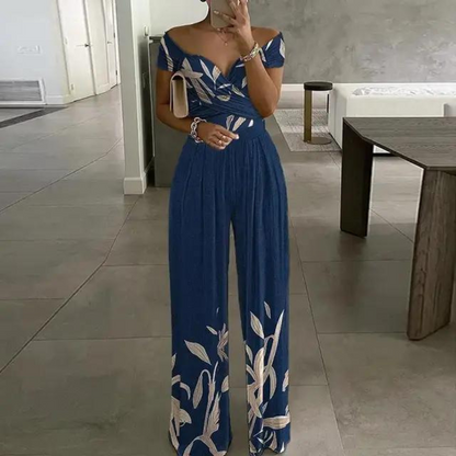 Delphine - Elegant Off Shoulder Jumpsuit