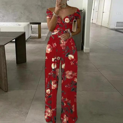 Delphine - Elegant Off Shoulder Jumpsuit