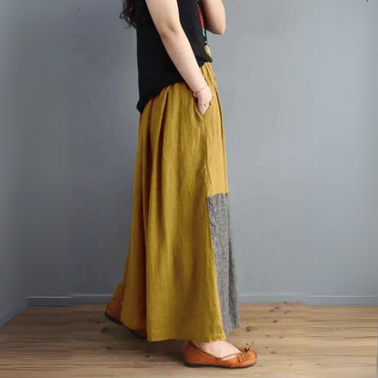 Donna - Elegant Patchwork Skirt