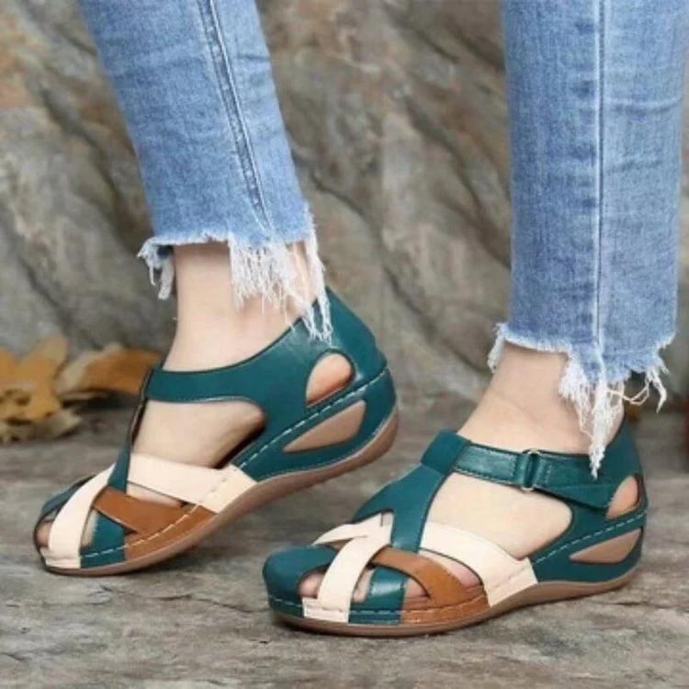 Fay - Casual Women's Sandal with Wedge Heel