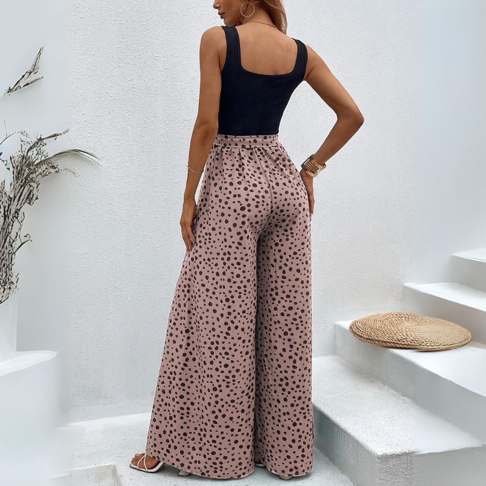 Francesca - Elegant Polka Dot Jumpsuit