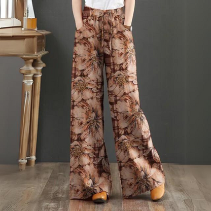 Laurence - Bohemian trousers with elasticated waist