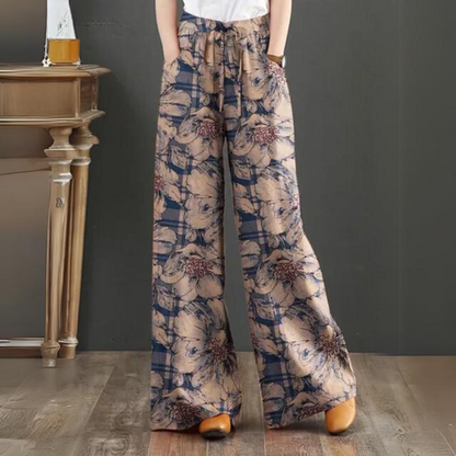 Laurence - Bohemian trousers with elasticated waist