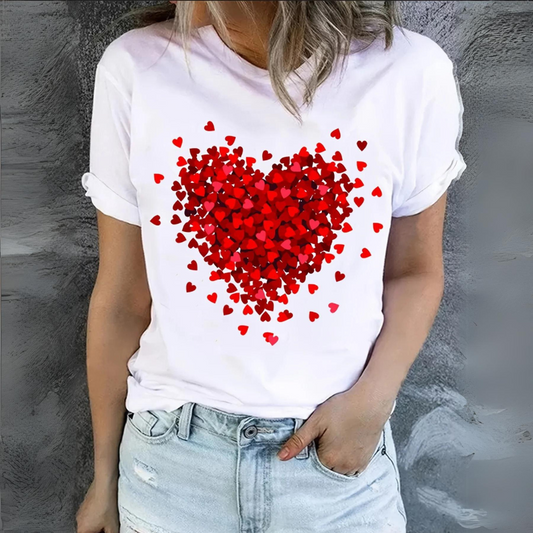 Leandra - Comfortable Heart Shirt