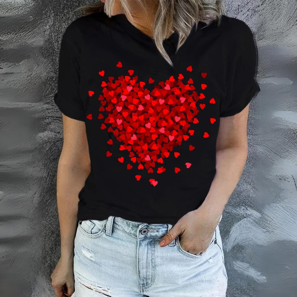 Leandra - Comfortable Heart Shirt