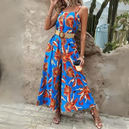 Pien - Elegant Floral Jumpsuit