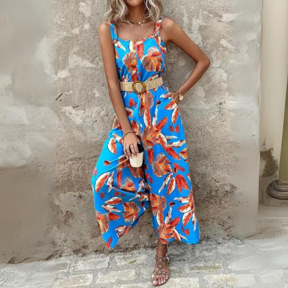 Pien - Elegant Floral Jumpsuit