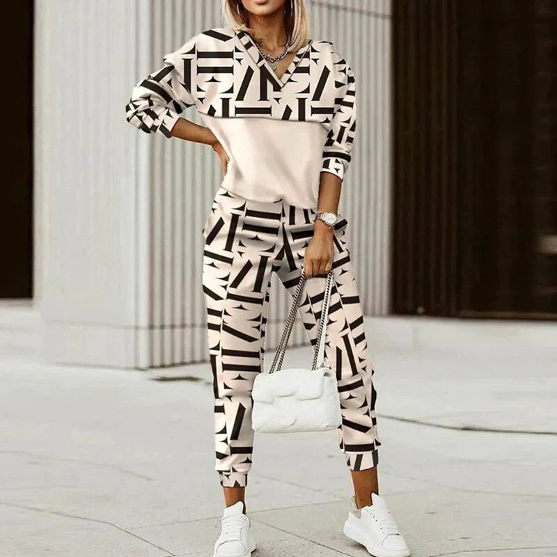 Jess-Mode - Chic and casual fall 2-piece tracksuit for women