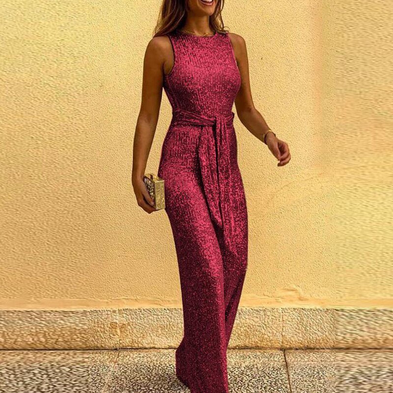 Amara - Elegant Sequin Jumpsuit for Women