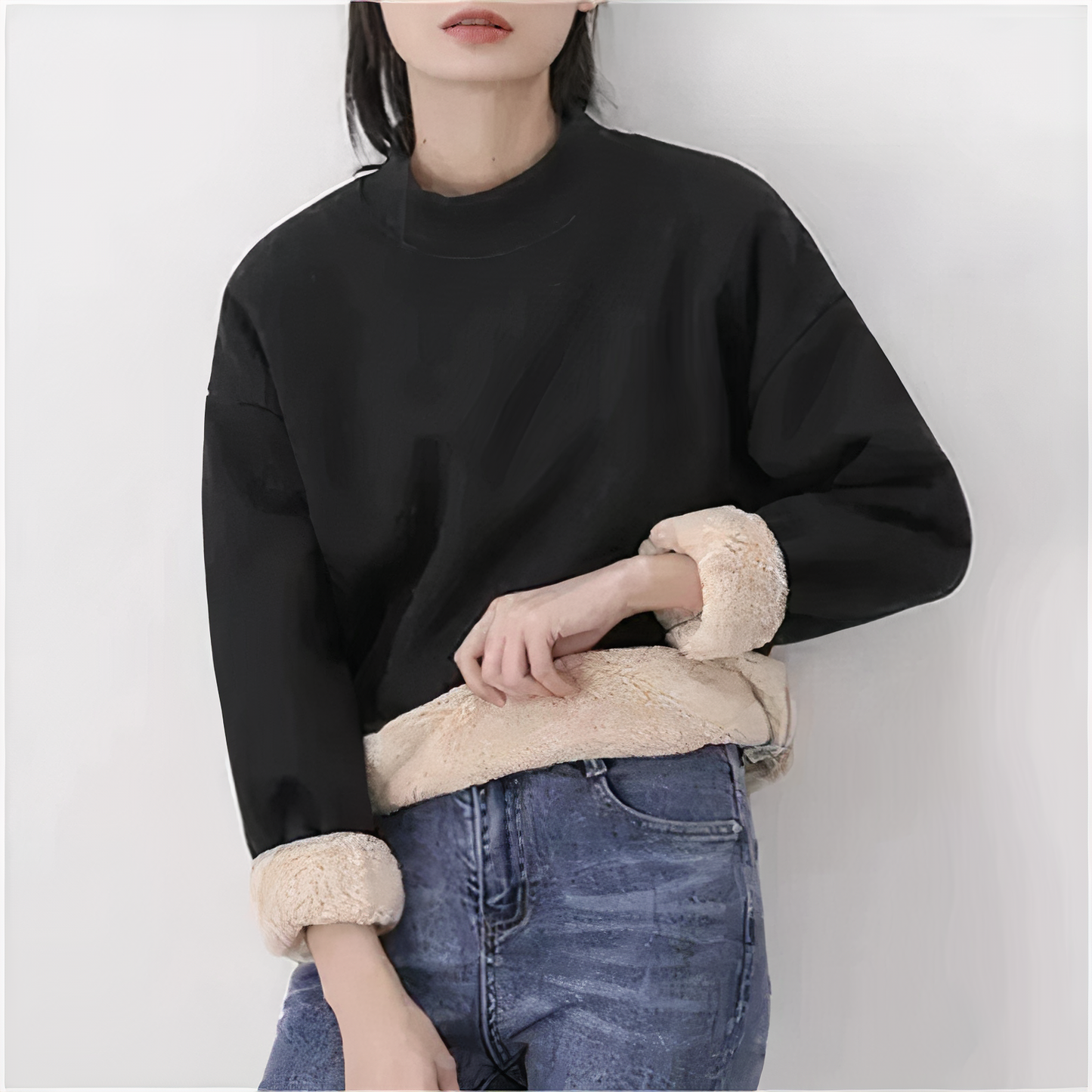 Winter fleece sweater - Noelle