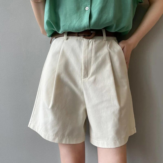 Nadia - Women's cotton shorts