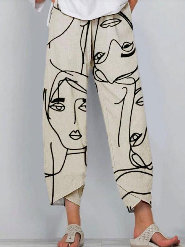 Amélie - Comfortable printed pants