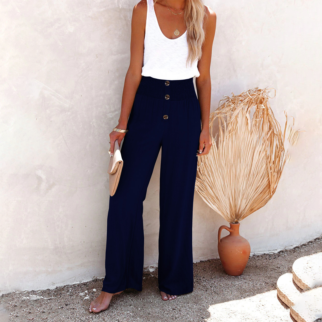 Élodie - Summer wide-leg pants