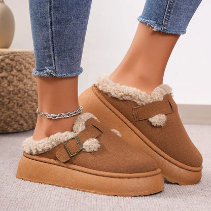 Warm suede women's shoes - Jazzy