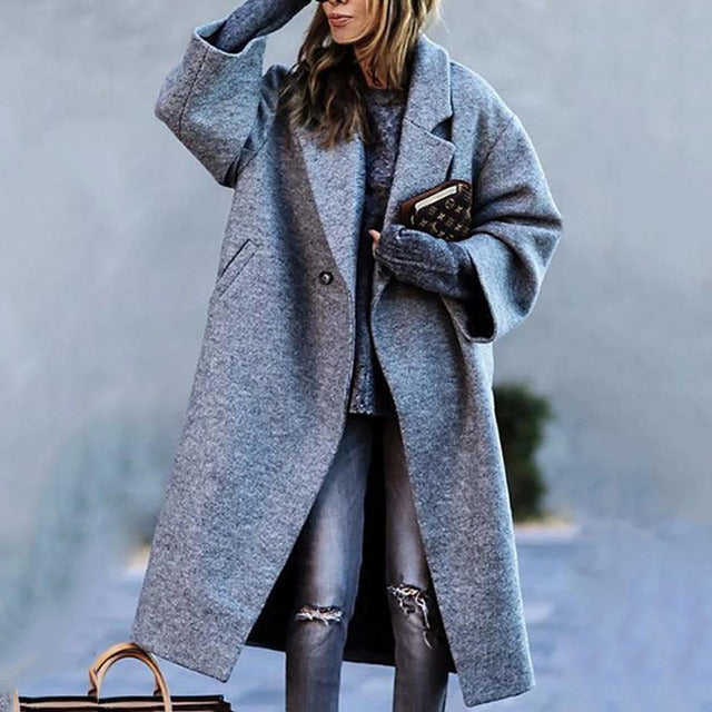 Elegant, warm wool coat