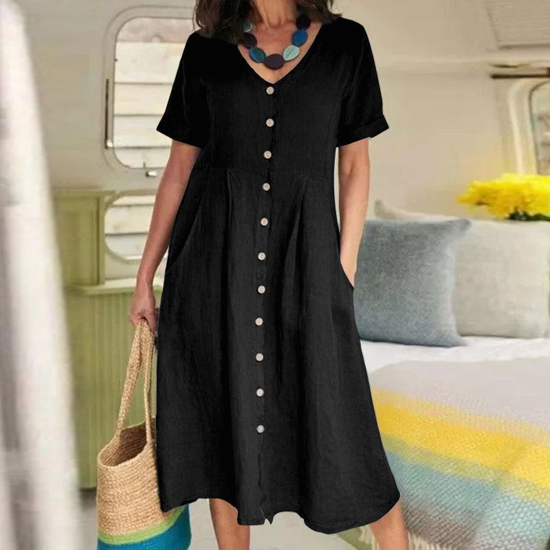 Norah - Cotton Linen Dress