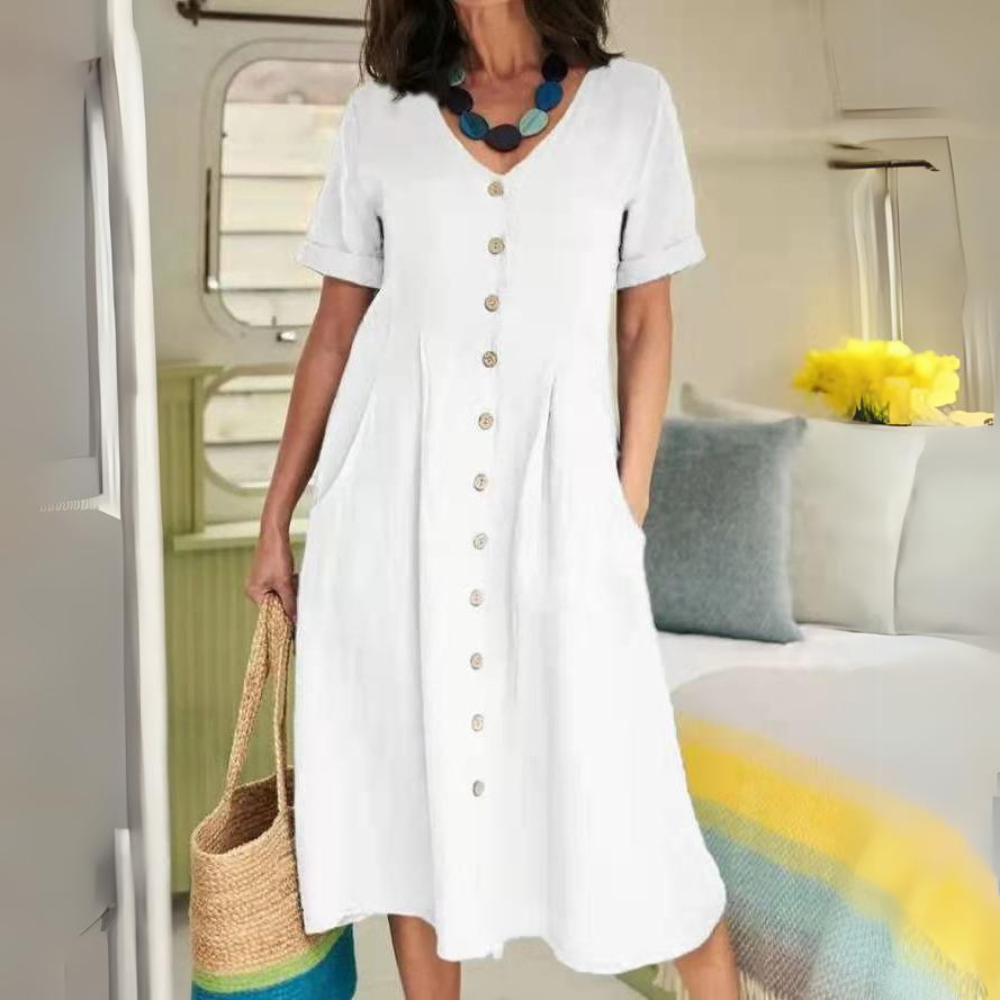 Norah - Cotton Linen Dress