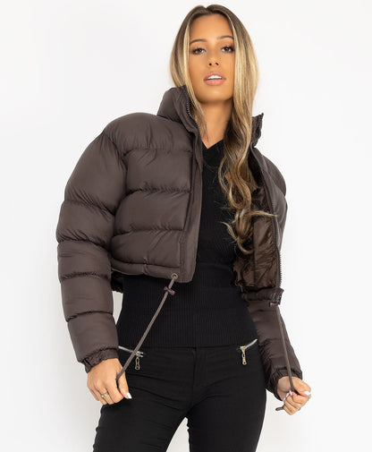 Padded slim jacket for women