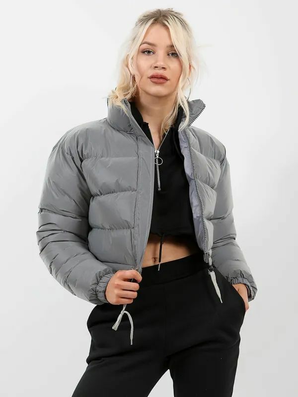 Padded slim jacket for women