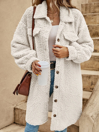 Plain coat for women