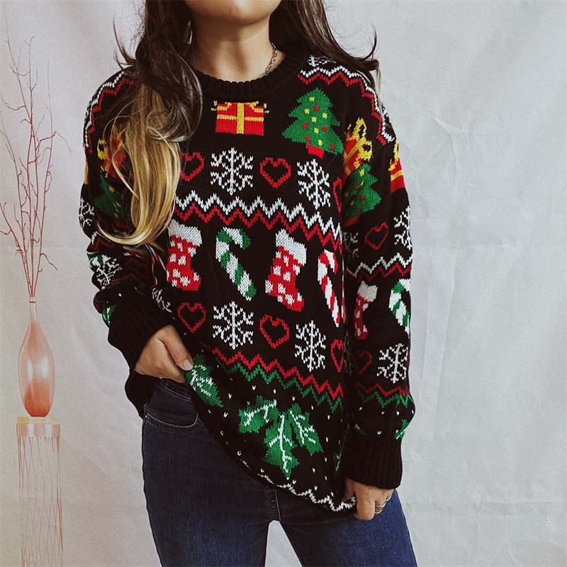 Xalina Sweater | Casual Knitted Christmas Sweater