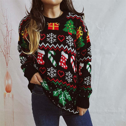 Xalina Sweater | Casual Knitted Christmas Sweater