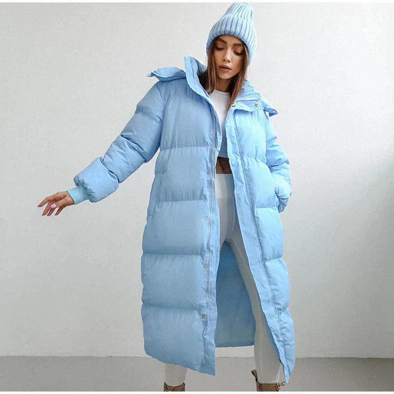 - long padded winter jacket