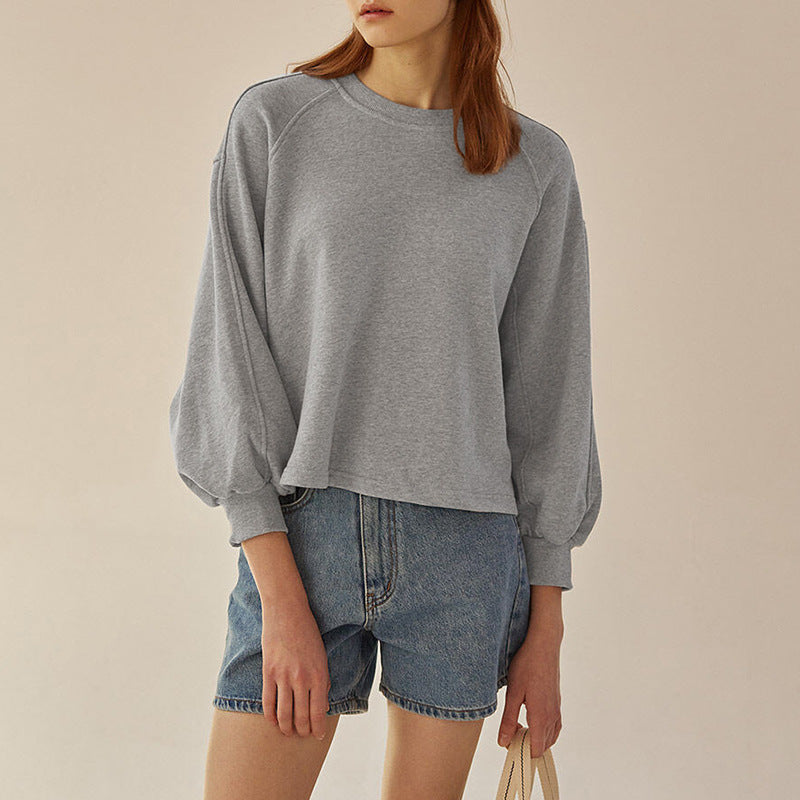 Crew neck sweater for women