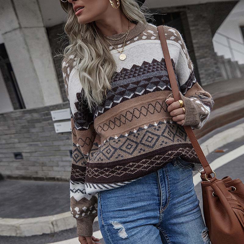 Zoey - Trendy Pattern Sweater for Women